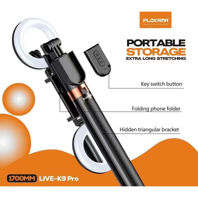 PLOKAMA TRIPOD SELFIE LIV K9 PRO