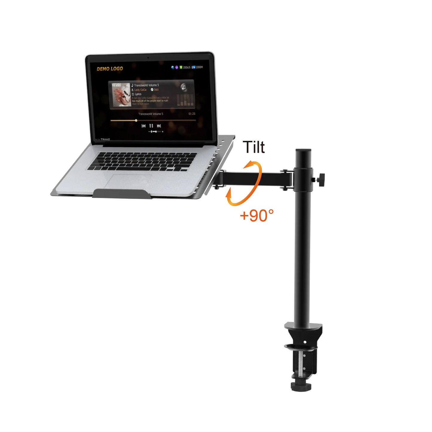 SUPPORT À BRAS POUR ORDINATEUR PORTABLE OU MONITEUR