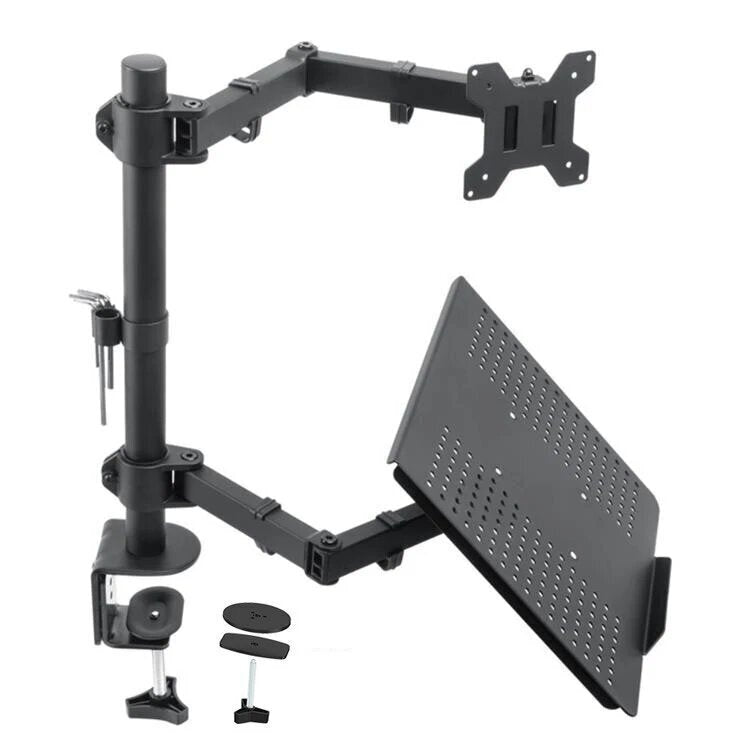 SUPPORT PC PORTABLE + MONITEUR ÉCRAN