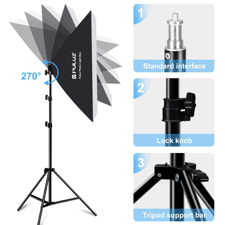 KIT 2SOFT BOX PULUZ 1LOMP