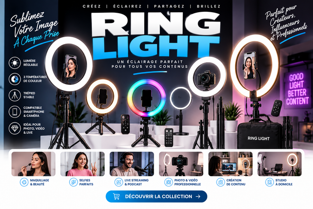 RING LIGHT - Star10.ma