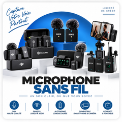 MICROPHONE SANS FIL - Star10.ma