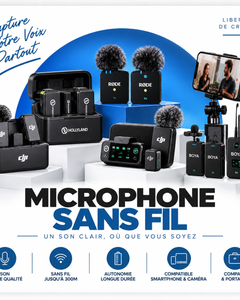 MICROPHONE SANS FIL - Star10.ma