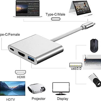 TYPE-C TO HDM 3 IN 1 ADAPTER