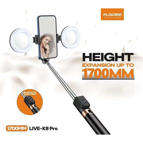 PLOKAMA TRIPOD SELFIE LIV K9 PRO