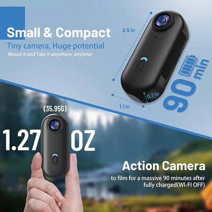 MINI CAMÉRA D'ACTION 4K WIFI