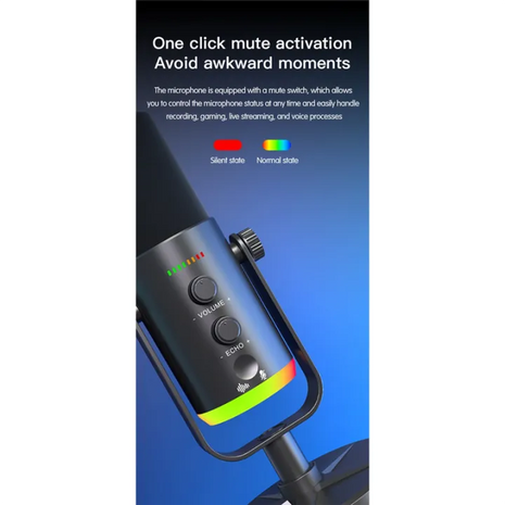 MICROPHONE GAMING USB/XLR