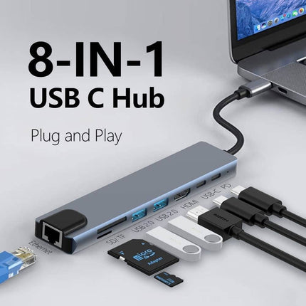 TYPE-C TO HDM 8 IN 1 ADAPTER