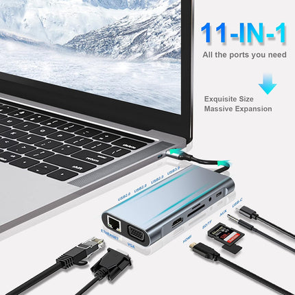 TYPE-C TO HDM 11 IN 1 ADAPTER