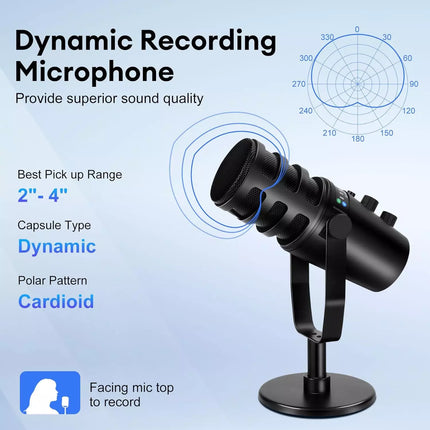 DYNAMIC PODCAST MICROPHONE