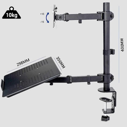 SUPPORT PC PORTABLE + MONITEUR ÉCRAN