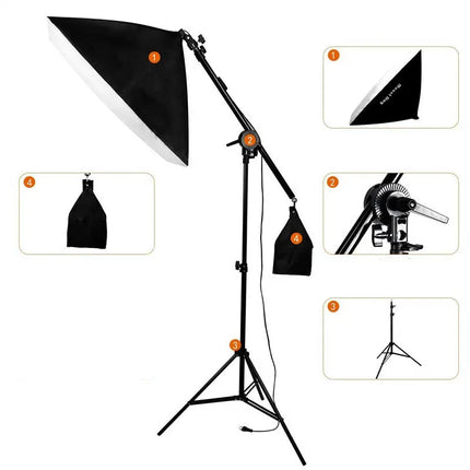 SOFT BOX PERCHE 4 LOMP