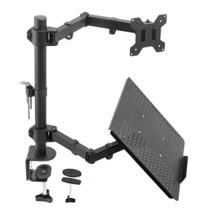 SUPPORT PC PORTABLE + MONITEUR ÉCRAN