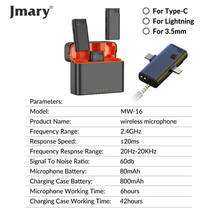 MICROPHONE JMARY MC-MW 16