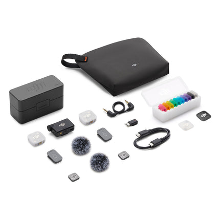 DJI MIC MINI 2 (2 TX + 1 RX + BOÎTIER DE RECHARGE)