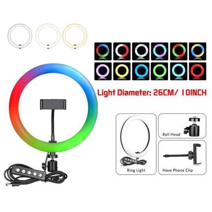 RING LIGHT + TRIPPI 2M 26CM