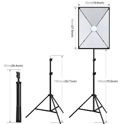 KIT 2SOFT BOX PULUZ 1LOMP
