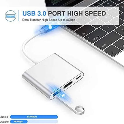 TYPE-C TO HDM 3 IN 1 ADAPTER