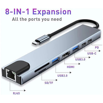 TYPE-C TO HDM 8 IN 1 ADAPTER