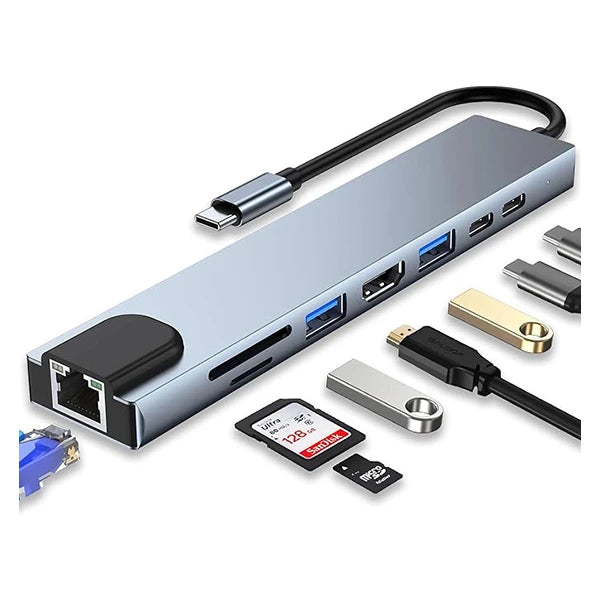 TYPE-C TO HDM 8 IN 1 ADAPTER