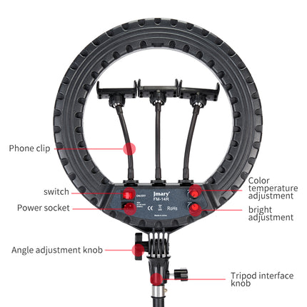 JMARY FM-14R RING LIGHT