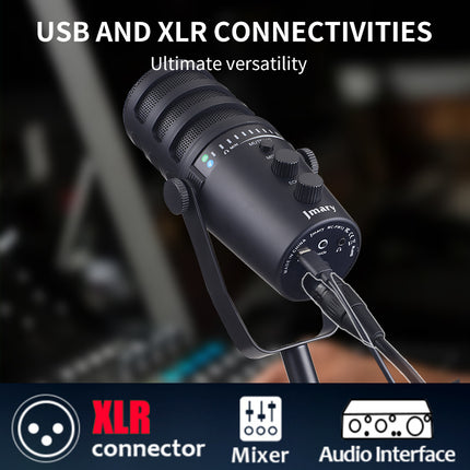 JMARY MC-PW12 XLR & USB MICROPHONE