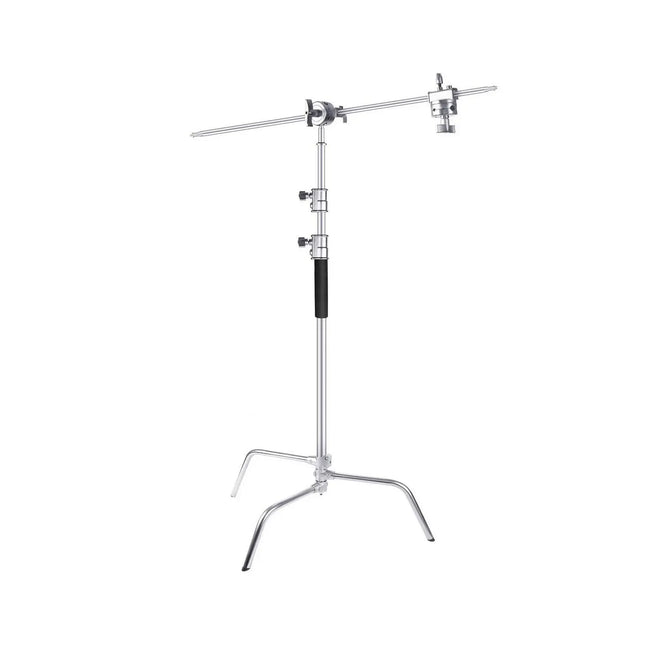 C-STAND PROFESSIONNEL AVEC PERCHE & PIED TORTUE – 3 SECTIONS