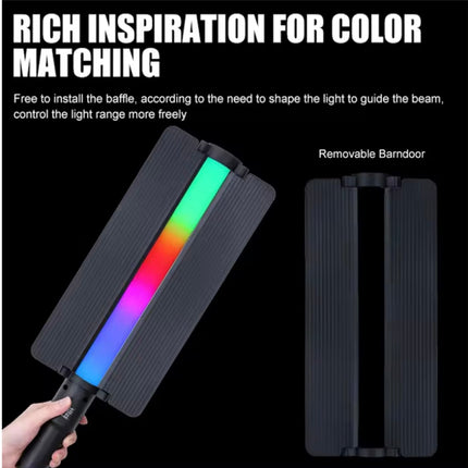 PORTABLE HANDHELD RGB LED LIGHT LS-188