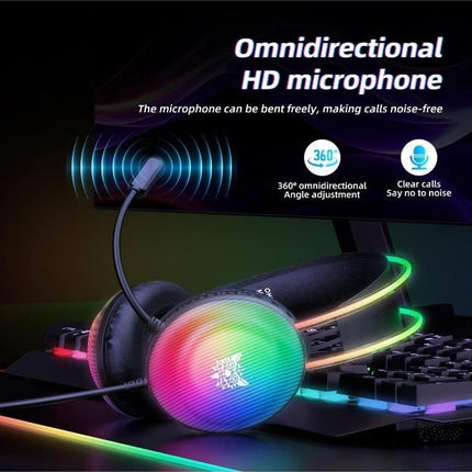 ONIKUMA X29 RGB GAMING HEADSET - 3