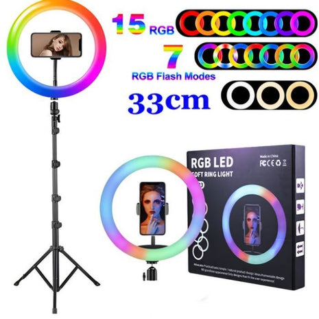 RING LIGHT + TRIPPI 2M 33 CM