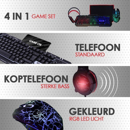 PACK GAMING 4 EN 1 GM-15